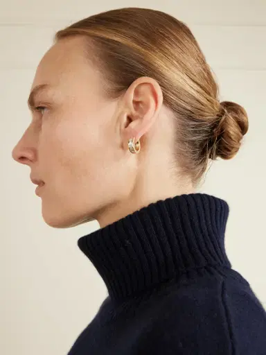 Octavia Elizabeth 18-karat Gold Diamond Hoop Earrings | Thumbnail 2 Octavia Elizabeth 18-karat Gold Diamond Hoop Earrings | Thumbnail 2