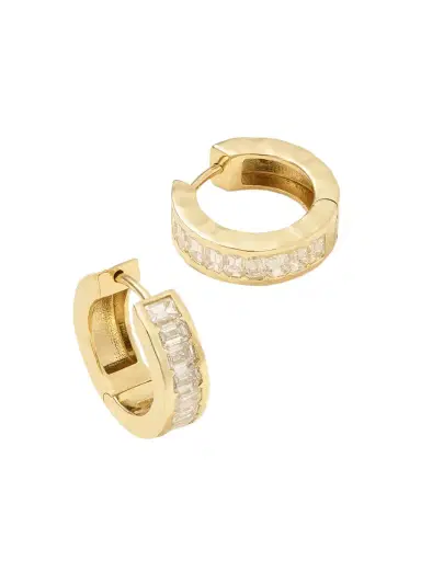 Octavia Elizabeth 18-karat Gold Diamond Hoop Earrings | Thumbnail 1 Octavia Elizabeth 18-karat Gold Diamond Hoop Earrings | Thumbnail 1