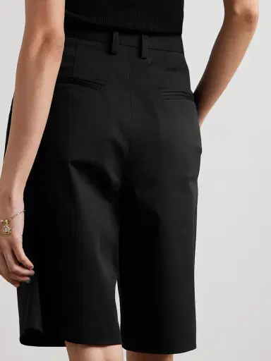 Matteau Pleated Organic Cotton-blend Twill Shorts | Thumbnail 3 Matteau Pleated Organic Cotton-blend Twill Shorts | Thumbnail 3