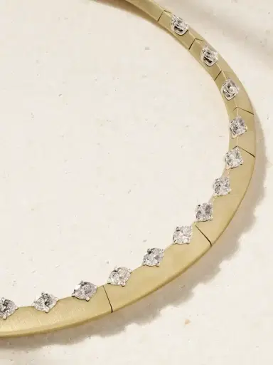 Nikos Koulis Me 18-karat Gold Diamond Necklace | Thumbnail 4 Nikos Koulis Me 18-karat Gold Diamond Necklace | Thumbnail 4