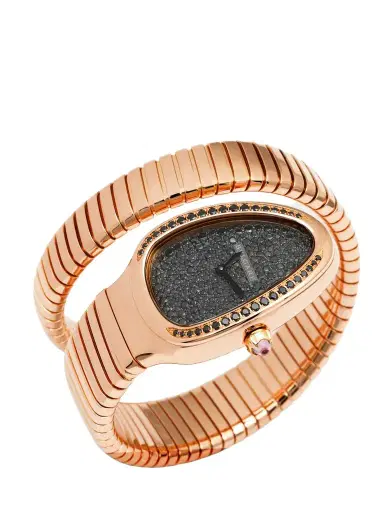 MAD Bulgari Serpenti 18-karat Rose Gold Diamond Watch | Thumbnail 1 MAD Bulgari Serpenti 18-karat Rose Gold Diamond Watch | Thumbnail 1