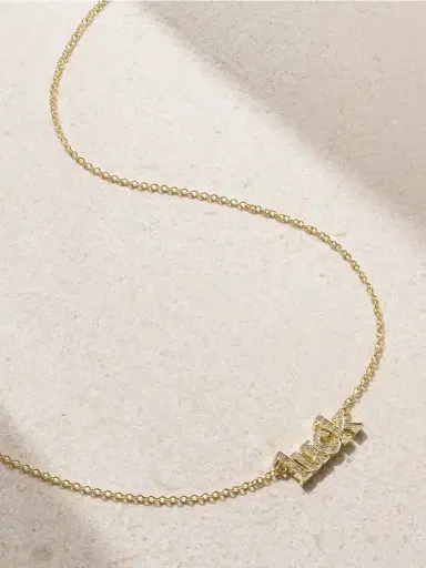 Jennifer Meyer Luck 18-karat Gold Diamond Necklace | Thumbnail 1 Jennifer Meyer Luck 18-karat Gold Diamond Necklace | Thumbnail 1