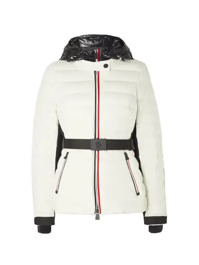 Bruche Belted Two-tone Quilted Down Ski Jacket Bruche Belted Two-tone Quilted Down Ski Jacket