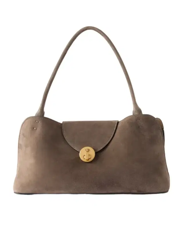 Vivienne Logo-embellished Suede Shoulder Bag Vivienne Logo-embellished Suede Shoulder Bag