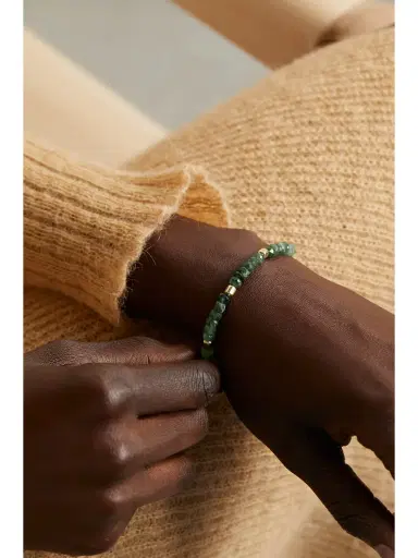 JIA JIA Jumbo 14-karat Gold Emerald Bracelet | Thumbnail 2 JIA JIA Jumbo 14-karat Gold Emerald Bracelet | Thumbnail 2