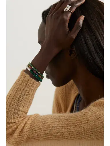 JIA JIA Jumbo 14-karat Gold Emerald Bracelet | Thumbnail 4 JIA JIA Jumbo 14-karat Gold Emerald Bracelet | Thumbnail 4