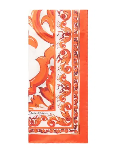 Dolce & Gabbana Printed Silk-twill Foulard | Thumbnail 1 Dolce & Gabbana Printed Silk-twill Foulard | Thumbnail 1
