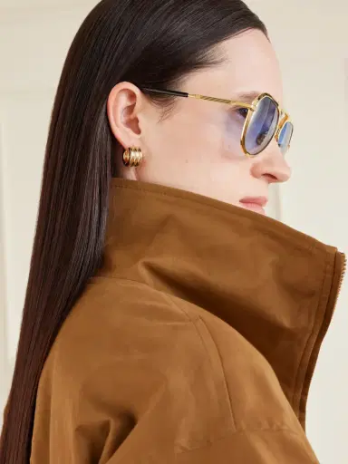 Jacques Marie Mage + Lou Lou De La Falaise Louise Aviator-style Titanium Sunglasses | Thumbnail 5 Jacques Marie Mage + Lou Lou De La Falaise Louise Aviator-style Titanium Sunglasses | Thumbnail 5