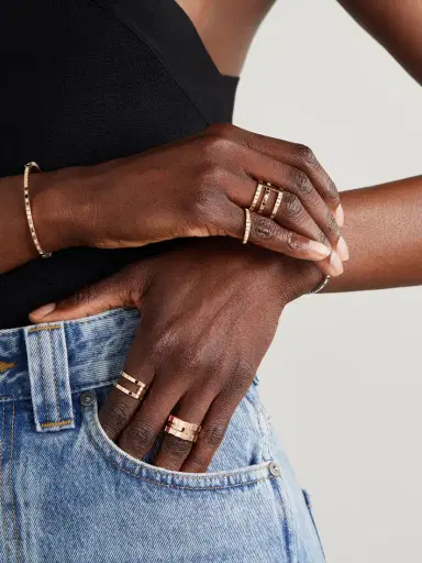 Chopard Ice Cube 18-karat Rose Gold Ring | Thumbnail 4 Chopard Ice Cube 18-karat Rose Gold Ring | Thumbnail 4