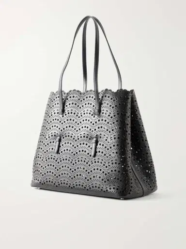 Alaïa Mina 37 Laser-cut Leather Tote | Thumbnail 4 Alaïa Mina 37 Laser-cut Leather Tote | Thumbnail 4
