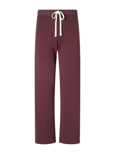 James Perse Cropped Cotton-terry Wide-leg Track Pants | Thumbnail 1 James Perse Cropped Cotton-terry Wide-leg Track Pants | Thumbnail 1