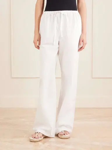 Matteau Drawcord Cotton Straight-leg Pants | Thumbnail 3 Matteau Drawcord Cotton Straight-leg Pants | Thumbnail 3