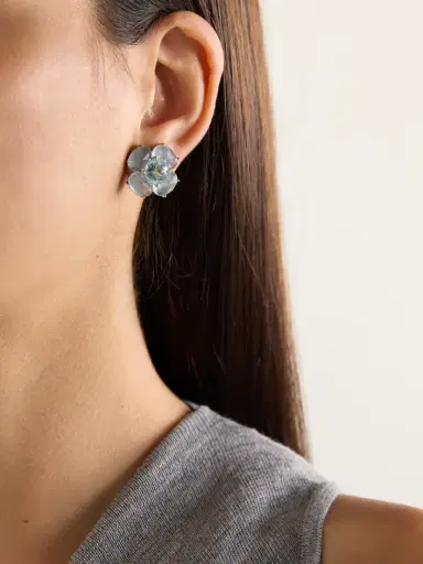 Irene Neuwirth Classic 18-karat Gold Aquamarine Earrings | Thumbnail 2 Irene Neuwirth Classic 18-karat Gold Aquamarine Earrings | Thumbnail 2