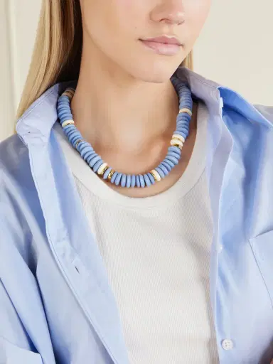 Lizzie Fortunato Laguna Gold-plated Beaded Necklace | Thumbnail 2 Lizzie Fortunato Laguna Gold-plated Beaded Necklace | Thumbnail 2