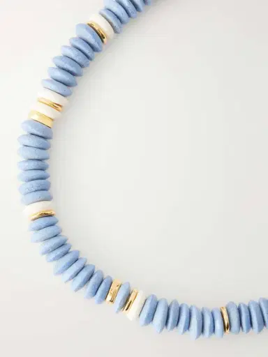 Lizzie Fortunato Laguna Gold-plated Beaded Necklace | Thumbnail 4 Lizzie Fortunato Laguna Gold-plated Beaded Necklace | Thumbnail 4