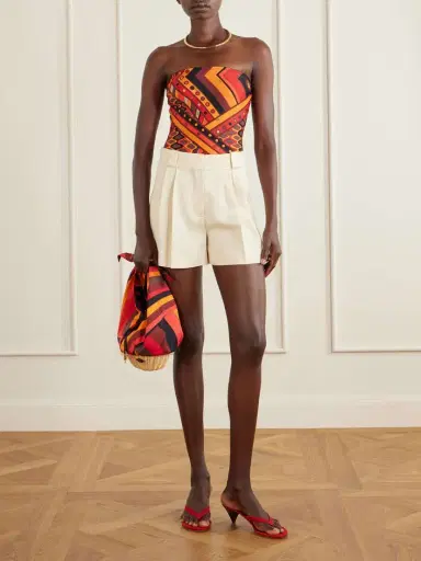PUCCI Picnic Embellished Bamboo-trimmed Silk-twill Clutch | Thumbnail 3 PUCCI Picnic Embellished Bamboo-trimmed Silk-twill Clutch | Thumbnail 3