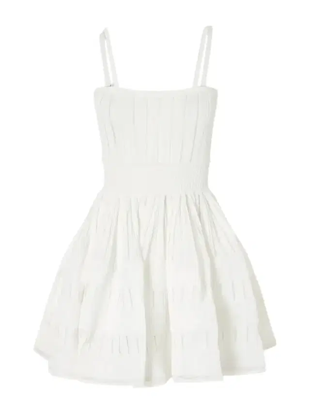 Tiered Pointelle-knit Mini Dress Tiered Pointelle-knit Mini Dress