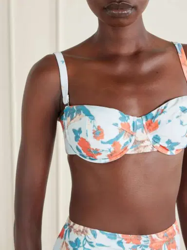 Erdem Floral-print Bikini Top | Thumbnail 4 Erdem Floral-print Bikini Top | Thumbnail 4