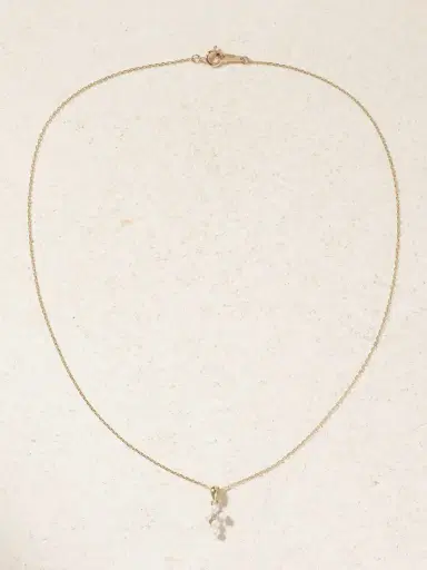 Mizuki 14-karat Gold, Pearl And Diamond Necklace | Thumbnail 4 Mizuki 14-karat Gold, Pearl And Diamond Necklace | Thumbnail 4