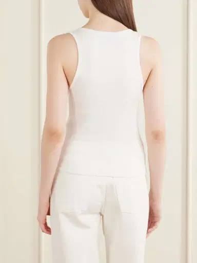 Matteau Ribbed Organic Cotton-blend Jersey Tank | Thumbnail 3 Matteau Ribbed Organic Cotton-blend Jersey Tank | Thumbnail 3