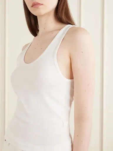 Matteau Ribbed Organic Cotton-blend Jersey Tank | Thumbnail 4 Matteau Ribbed Organic Cotton-blend Jersey Tank | Thumbnail 4