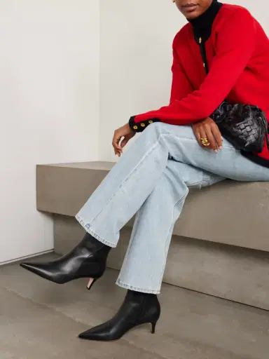 Gianvito Rossi Levy 55 Leather Ankle Boots | Thumbnail 2 Gianvito Rossi Levy 55 Leather Ankle Boots | Thumbnail 2