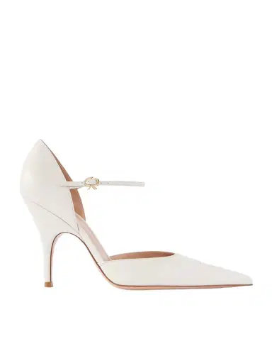 Gianvito Rossi Sofia D'orsay 95 Leather Pumps | Thumbnail 1 Gianvito Rossi Sofia D'orsay 95 Leather Pumps | Thumbnail 1
