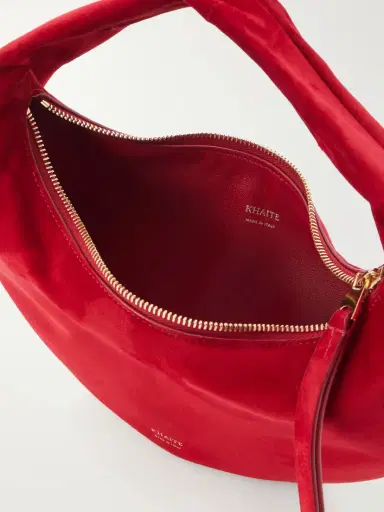 Khaite Olivia Mini Suede Shoulder Bag | Thumbnail 6 Khaite Olivia Mini Suede Shoulder Bag | Thumbnail 6