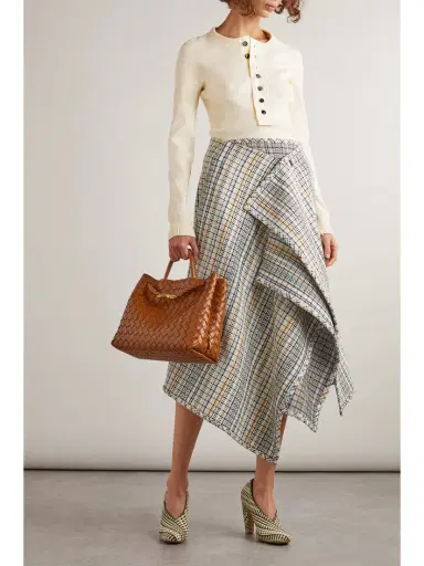Bottega Veneta Ribbed Stretch-cotton Henley Top | Thumbnail 2 Bottega Veneta Ribbed Stretch-cotton Henley Top | Thumbnail 2