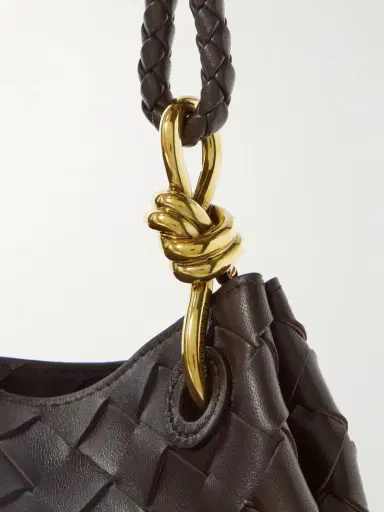 Bottega Veneta Parachute Medium Intrecciato Leather Shoulder Bag | Thumbnail 5 Bottega Veneta Parachute Medium Intrecciato Leather Shoulder Bag | Thumbnail 5