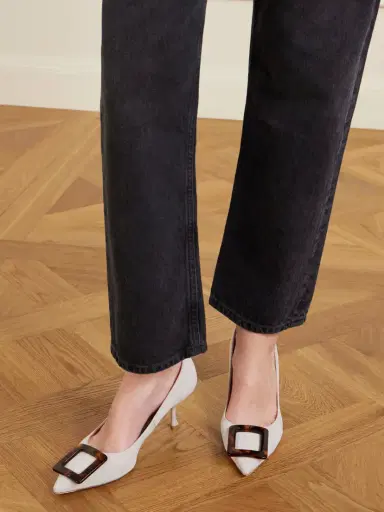 Roger Vivier Viv In The City 65 Buckled Suede Pumps | Thumbnail 2 Roger Vivier Viv In The City 65 Buckled Suede Pumps | Thumbnail 2
