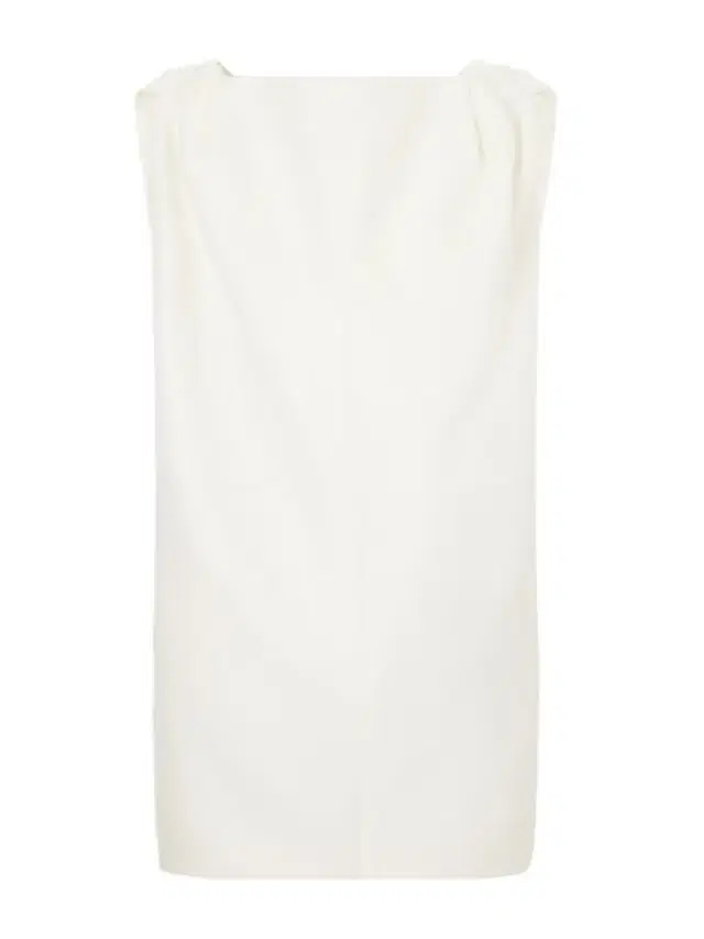 Gathered Wool And Silk-blend Midi Dress Gathered Wool And Silk-blend Midi Dress