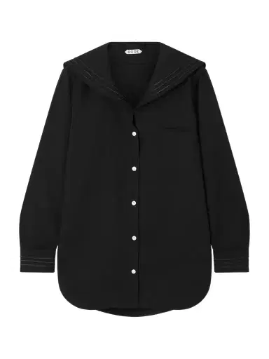 BODE Astor Wool-crepe Blouse | Thumbnail 1 BODE Astor Wool-crepe Blouse | Thumbnail 1