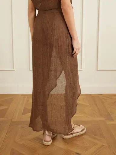 Le Kasha Kamat Organic Linen Maxi Skirt | Thumbnail 4 Le Kasha Kamat Organic Linen Maxi Skirt | Thumbnail 4