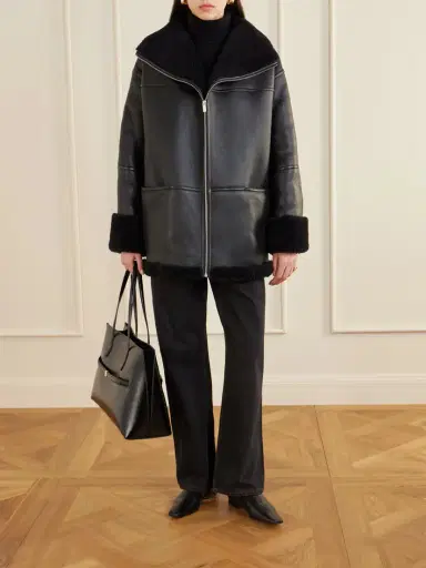 TOTEME Shearling Jacket | Thumbnail 2 TOTEME Shearling Jacket | Thumbnail 2