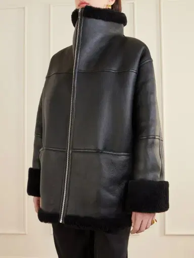 TOTEME Shearling Jacket | Thumbnail 3 TOTEME Shearling Jacket | Thumbnail 3
