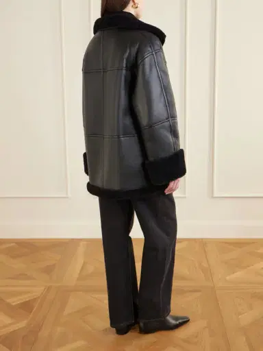 TOTEME Shearling Jacket | Thumbnail 4 TOTEME Shearling Jacket | Thumbnail 4