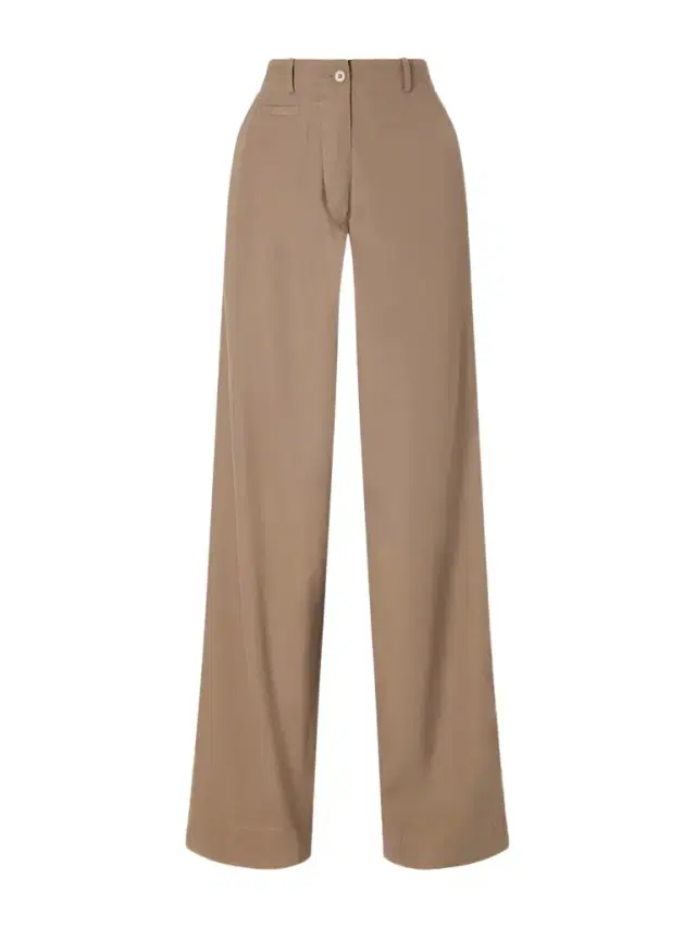Fadry Cotton And Cashmere-blend Drill Wide-leg Pants Fadry Cotton And Cashmere-blend Drill Wide-leg Pants