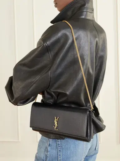 Saint Laurent Kate Embossed-leather Clutch | Thumbnail 3 Saint Laurent Kate Embossed-leather Clutch | Thumbnail 3
