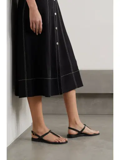 Manolo Blahnik Hata Leather Slingback Sandals | Thumbnail 2 Manolo Blahnik Hata Leather Slingback Sandals | Thumbnail 2
