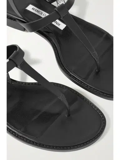 Manolo Blahnik Hata Leather Slingback Sandals | Thumbnail 4 Manolo Blahnik Hata Leather Slingback Sandals | Thumbnail 4