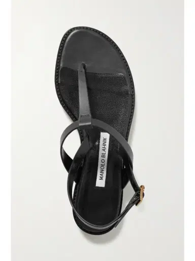 Manolo Blahnik Hata Leather Slingback Sandals | Thumbnail 5 Manolo Blahnik Hata Leather Slingback Sandals | Thumbnail 5