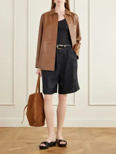 Liffner Large Belted Suede Bucket Bag | Thumbnail 2 Liffner Large Belted Suede Bucket Bag | Thumbnail 2