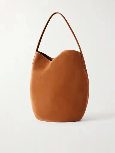 Liffner Large Belted Suede Bucket Bag | Thumbnail 4 Liffner Large Belted Suede Bucket Bag | Thumbnail 4