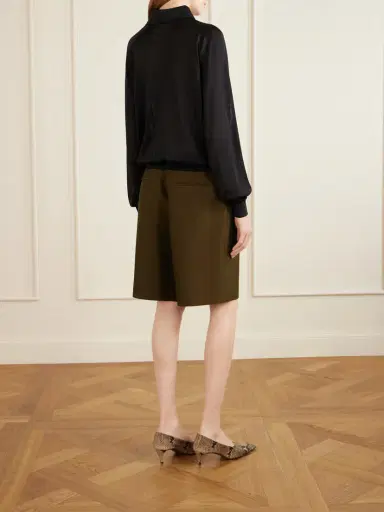Khaite Alexa Silk-knitted Polo Sweater | Thumbnail 3 Khaite Alexa Silk-knitted Polo Sweater | Thumbnail 3