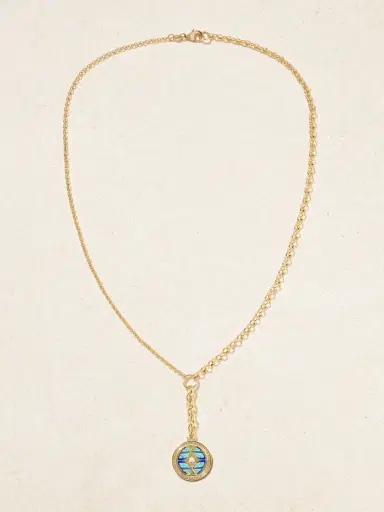 Foundrae Reverie Medium Mixed Belcher Extension 18-karat Gold And Ceramic Diamond Necklace | Thumbnail 4 Foundrae Reverie Medium Mixed Belcher Extension 18-karat Gold And Ceramic Diamond Necklace | Thumbnail 4