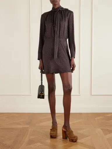 Gucci Logo-debossed Suede Clogs | Thumbnail 4 Gucci Logo-debossed Suede Clogs | Thumbnail 4