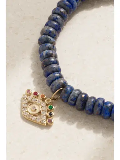 Sydney Evan Evil Eye 14-karat Gold Multi-stone Bracelet | Thumbnail 4 Sydney Evan Evil Eye 14-karat Gold Multi-stone Bracelet | Thumbnail 4
