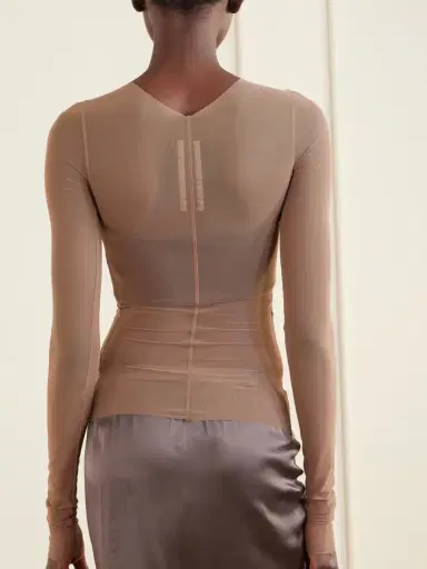 Rick Owens Stretch-tulle T-shirt | Thumbnail 4 Rick Owens Stretch-tulle T-shirt | Thumbnail 4