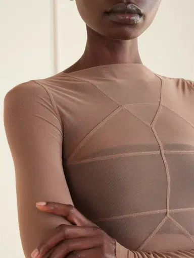 Rick Owens Stretch-tulle T-shirt | Thumbnail 5 Rick Owens Stretch-tulle T-shirt | Thumbnail 5